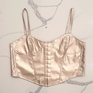 VIVID Crop top | corset-like bodice | size XL